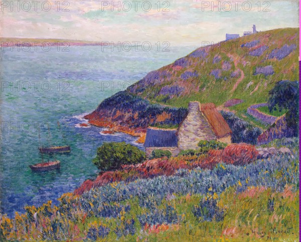 Port Manech, 1896. Creator: Henri Moret.