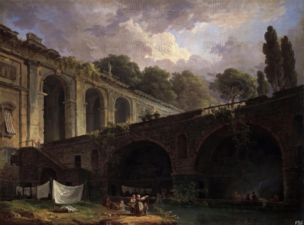 Villa Madama near Rome, 1767. Creator: Hubert Robert.