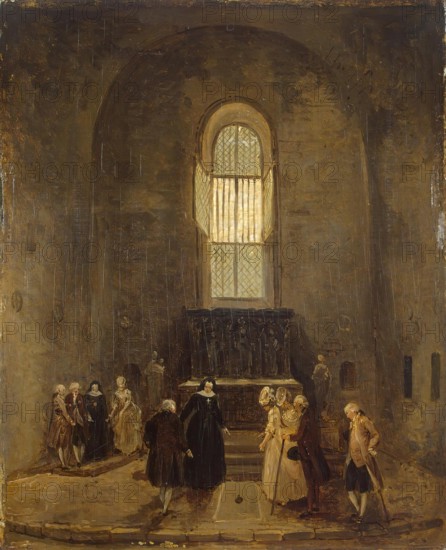 Examining an Old Church, 1770. Creator: Hubert Robert.