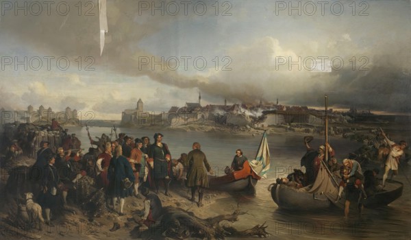 Taking of Narva, 1880. Creator: Alexander von Kotzebue.