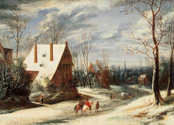 Winter Landscape, 1650. Creator: Daniël van Heil.