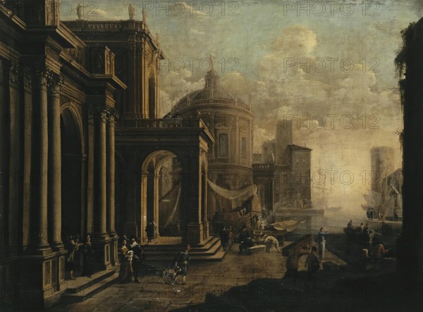 Architectural Landscape, 1638. Creator: Jan Miel.