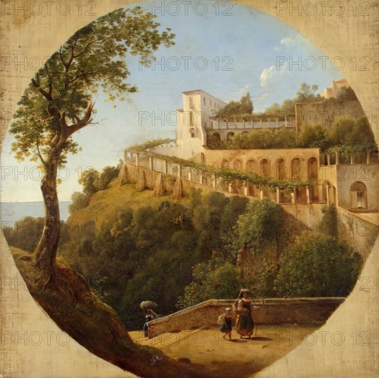 Italian Landscape, 1850. Creator: Pierre-Athanase Chauvin.