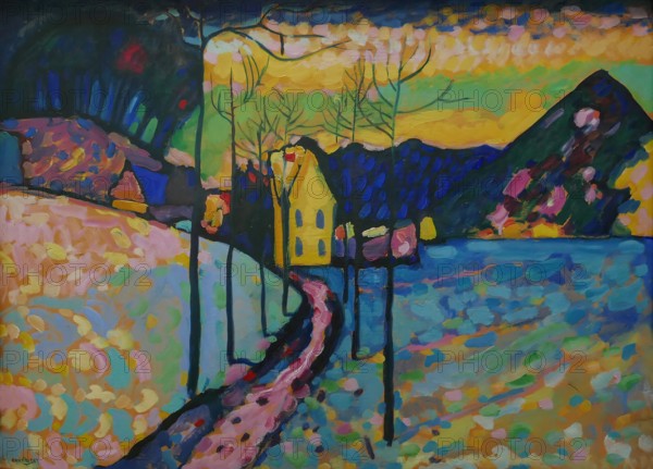 Winter Landscape, 1909. Creator: Vassily Kandinsky.