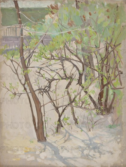 Spring Landscape, 1900. Creator: Stepan Yaremich.