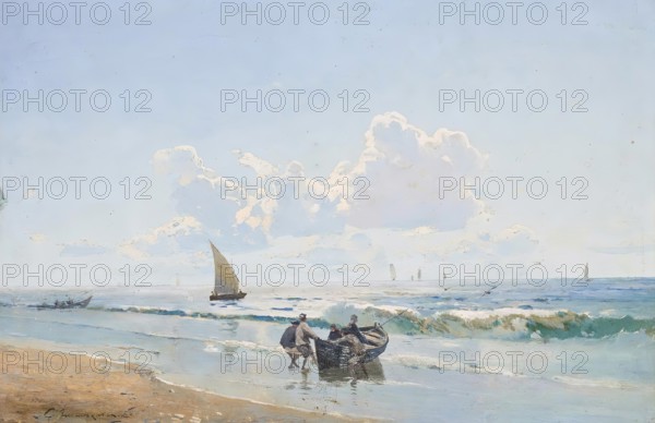 Sea Tide, 1898. Creator: Serhii Vasylkivsky.