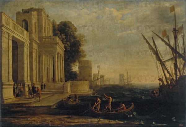 Ulysses Recieved by the Daughters of Lycomedes, 1648. Creator: Claude Lorrain.