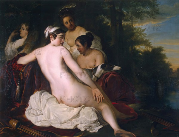 Rest of Diana and Her Nymphs, 1649. Creator: Jacob Adriaensz. Backer.