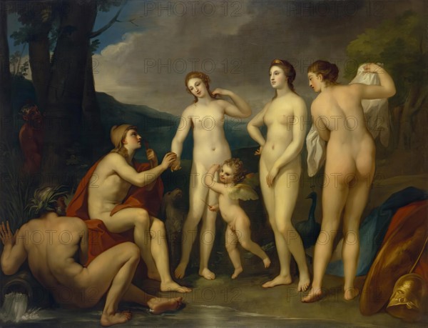 Judgement of Paris, 1757. Creator: Anton Raphael Mengs.