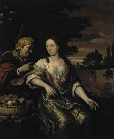 Vertumnus and Pomona, 1705. Creator: Gerard Hoet.