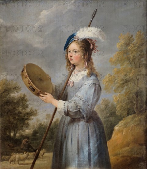 Shepherdess, 1655. Creator: David Teniers II.
