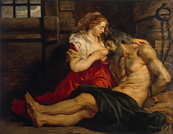 Roman Charity, 1612. Creator: Peter Paul Rubens.