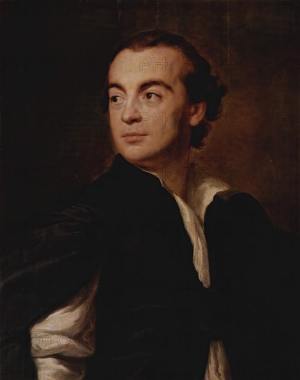 Porträt of Johann Joachim Winckelmann, 1774. Creator: Anton Raphael Mengs.