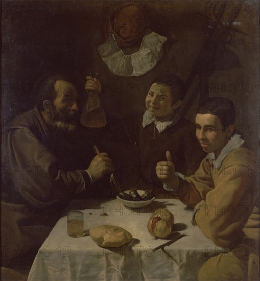 The Lunch, 1617. Creator: Diego Velasquez.