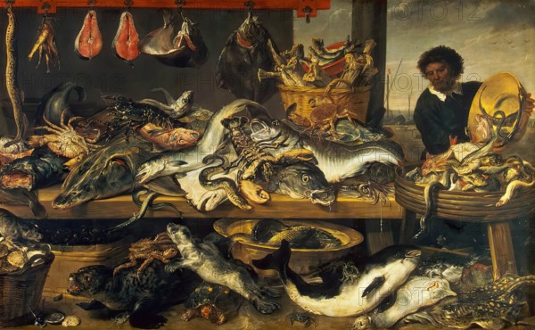 Fish Market, 1620. Creators: Frans Snyders, Cornelis de Vos.