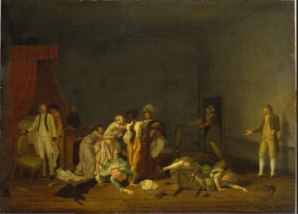 Women Fighting, 1775. Creator: Léonard Defrance.