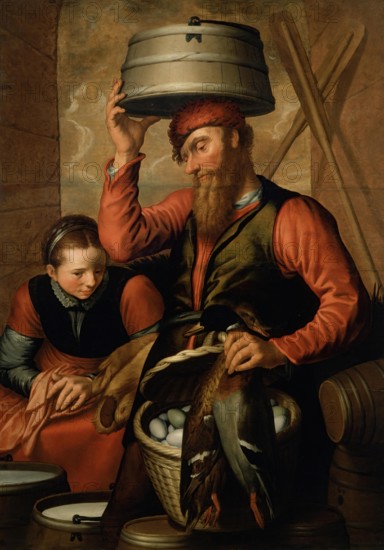 Trader in Game, 1561. Creator: Pieter Aertsen.