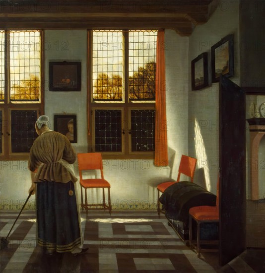 Room in a Dutch House, 1670. Creator: Pieter Janssens Elinga.
