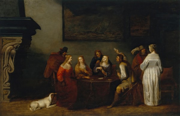 Card Players, 1650. Creator: Christoffel Jacobsz van der Laemen.