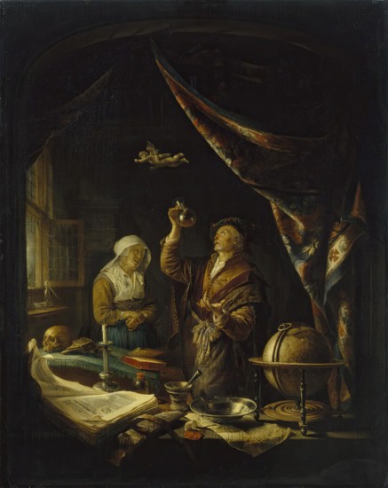 Sick Woman at the Doctor's, 1665. Creator: Gerrit Dou.