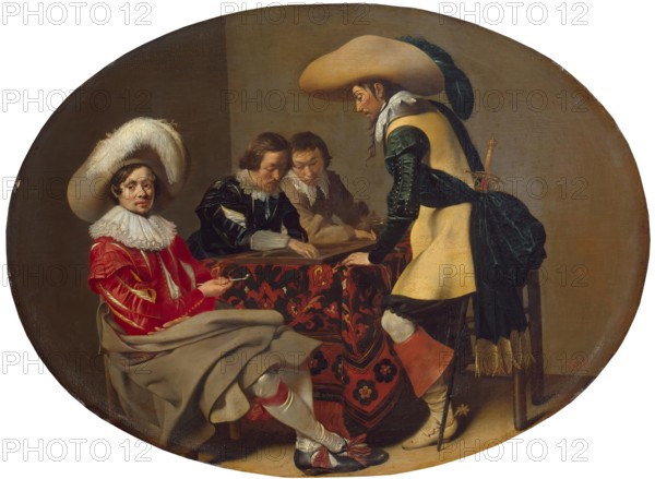 Tric-Trac Players, 1627. Creators: Willem Cornelisz Duyster, Jacob Duck.