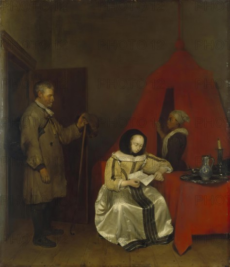 Rural Postman, 1654. Creator: Gerard ter Borch I.