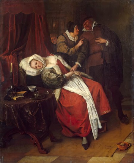 Doctor's Visit, 1665. Creator: Jan Steen.