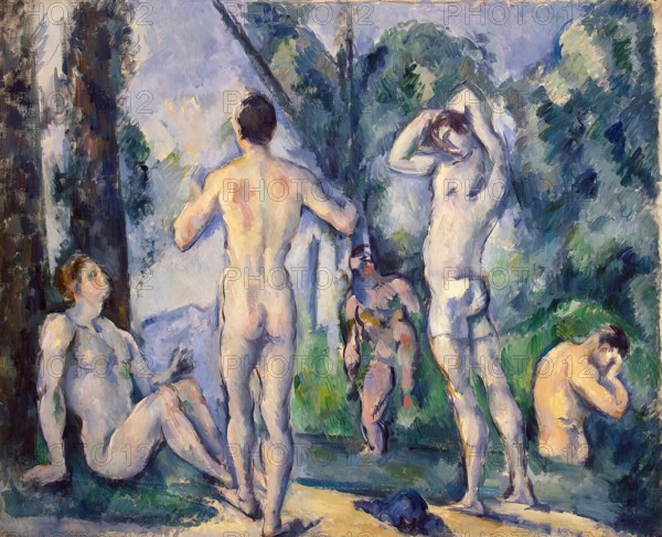Bathers, 1890. Creator: Paul Cezanne.