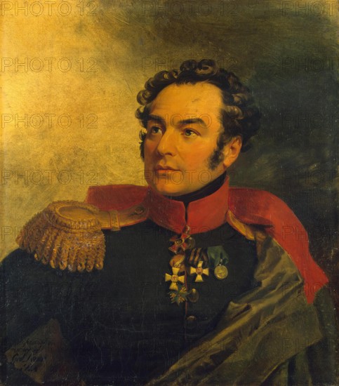 Portrait of Pyotr I. Balabin (1776-1856), 1824. Creator: George Dawe.