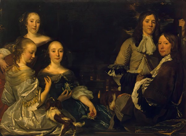Family Portrait, 1660. Creator: Bartholomeus van der Helst.