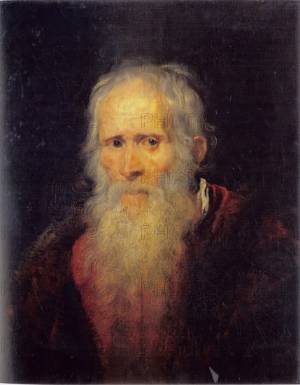 Head of an Old Man, 1621. Creator: Anthony van Dyck.