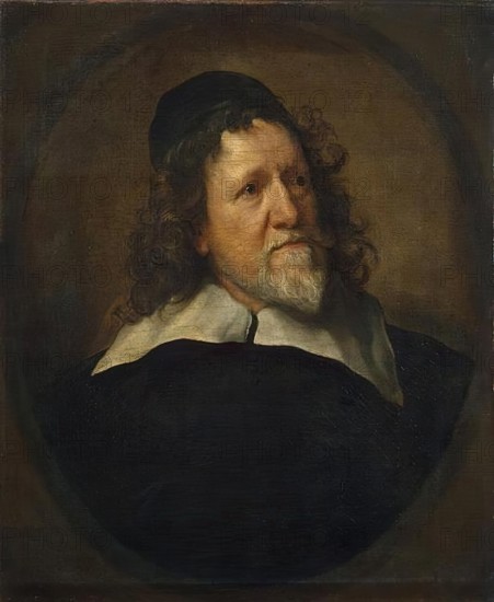 Portrait of Inigo Jones, (1573-1652), 1634. Creator: Anthony van Dyck.