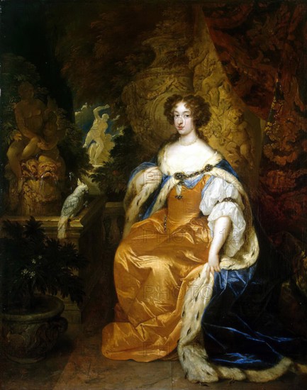 Portrait of Mary Stuart II, 1683. Creator: Gaspar Netscher.