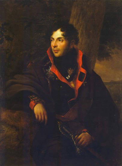 Portrait of Nikolai M. Kamensky, 1850. Creator: Friedrich Georg Weitsch.