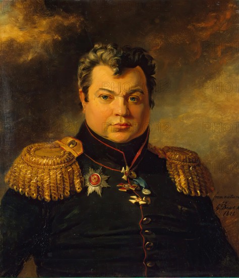 Portrait of Gavriil P. Veselitsky (1774-1829), 1821. Creator: George Dawe.