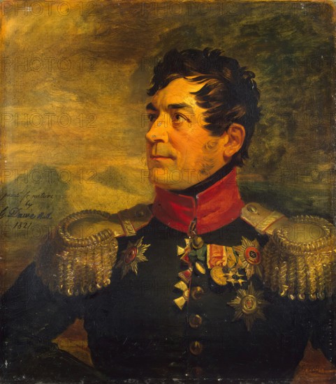 Portrait of Georgy A. Emanuel (1774-1837), 1821. Creator: George Dawe.