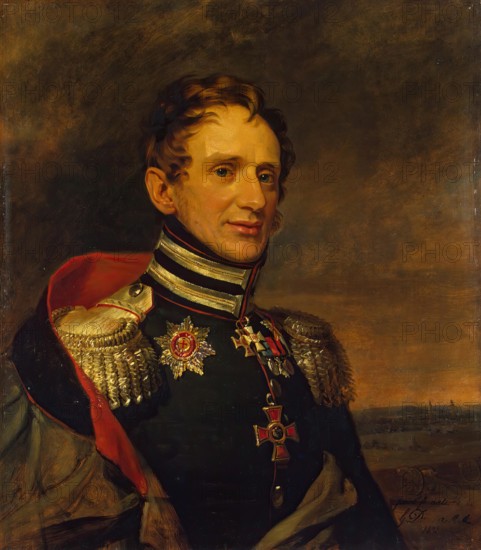 Portrait of Yegor K. Sievers (1779-1827) (3rd), 1821. Creator: George Dawe.