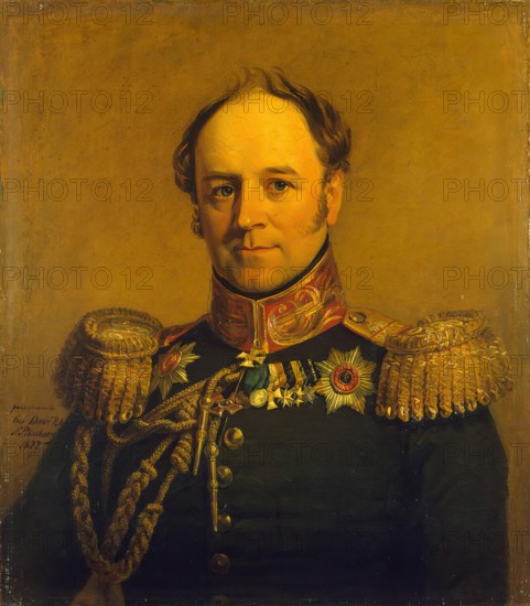 Portrait of Alexander Kh. von Benckendorf (1781-1844) (1st), 1822. Creator: George Dawe.