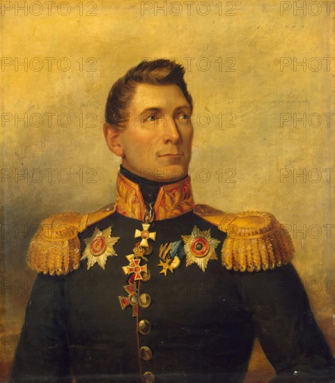 Portrait of Bogdan B. Helfreich (1776-1843), 1822. Creator: George Dawe.