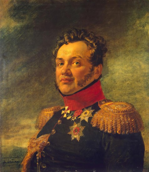 Portrait of Nikolai G. Repnin-Volkonsky (1778-1845), 1822. Creator: George Dawe.