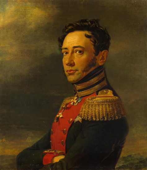 Portrait of Pyotr F. Zheltukhin (1777-1829) (replica of the 1823 portrait), 1822. Creator: George Dawe.