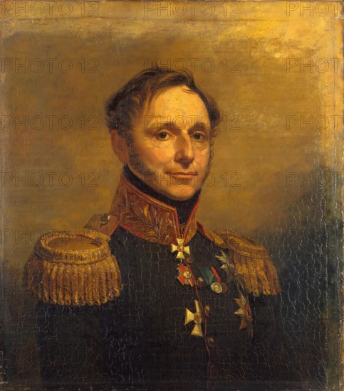 Portrait of Pyotr K. Essen (1772-1844), 1822. Creator: George Dawe.