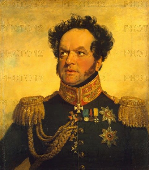 Portrait of Pavel V. Golenishchev-Kutuzov (1772-1843), 1824. Creator: George Dawe.