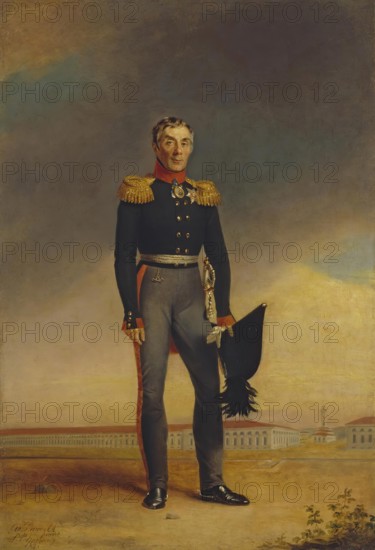Portrait of Count Alexey Arakcheyev, 1825. Creator: George Dawe.