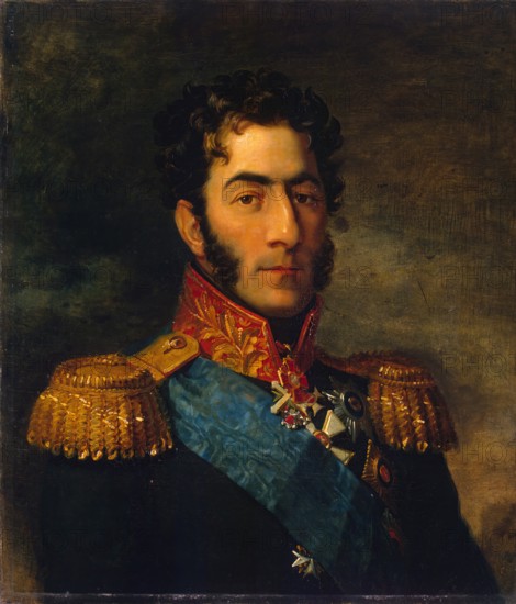 Portrait of General Pyotr Bagration (1765-1812), c1825. Creator: George Dawe.