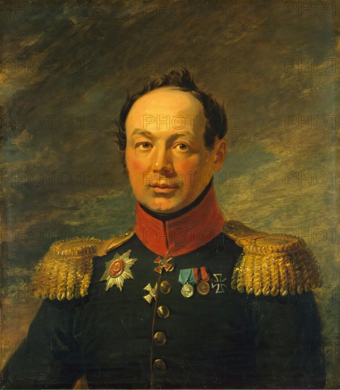 Portrait of Ivan A. Nabokov (1787-1852), 1822. Creator: Workshop of George Dawe.