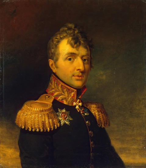 Portrait of Ivan V. Manteuffel (1771-1813), 1822. Creator: Workshop of George Dawe.