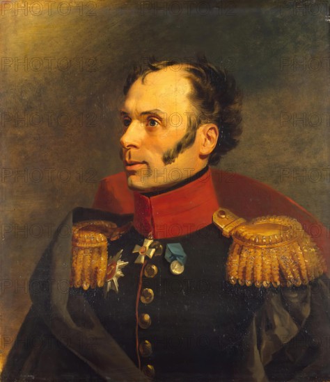 Portrait of Pavel I. Neudhardt (1779-1850), 1822. Creator: Workshop of George Dawe.