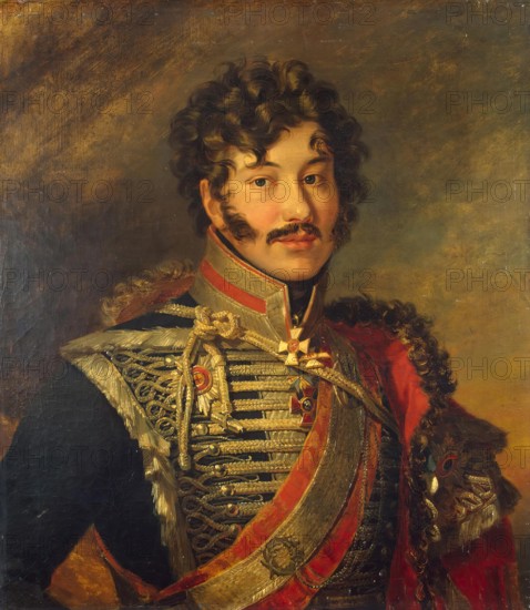 Portrait of Sergey N. Lanskoy (1774-1814), 1822. Creator: Workshop of George Dawe.