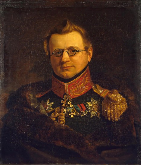 Portrait of Stanislav S. Pototsky (1787-1831), 1822. Creator: Workshop of George Dawe.